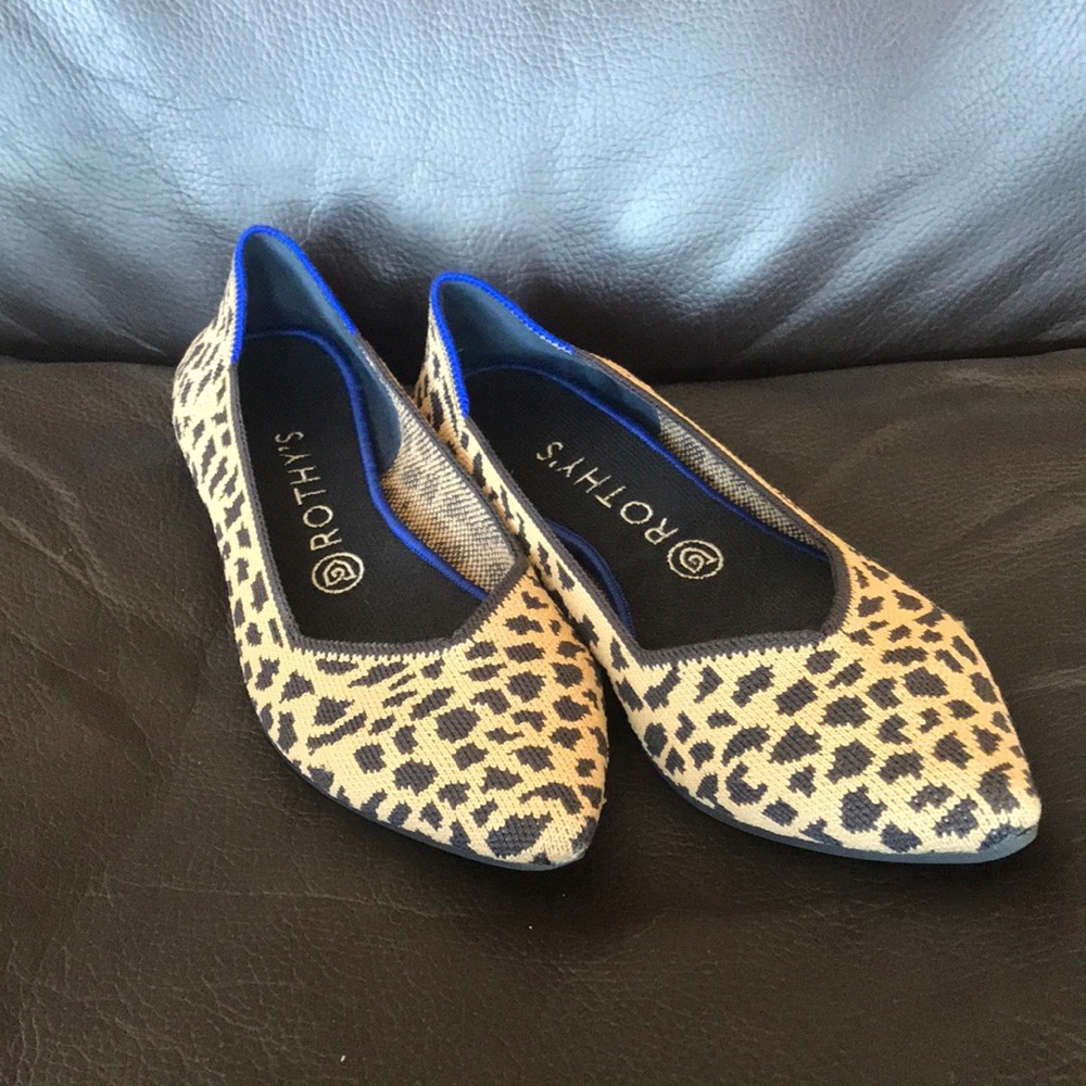Leopard print Rothy’s 9.0